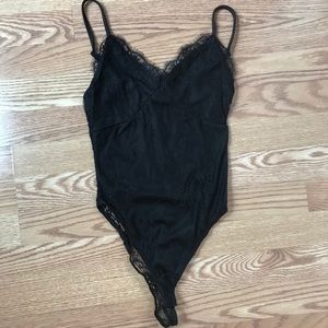 Brand New Black Lace Bodysuit